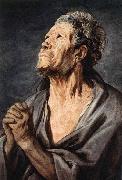 JORDAENS, Jacob An Apostle oil